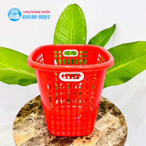 Sọt rác oval Duy Tân - trung | VPP Khánh Ngọc
